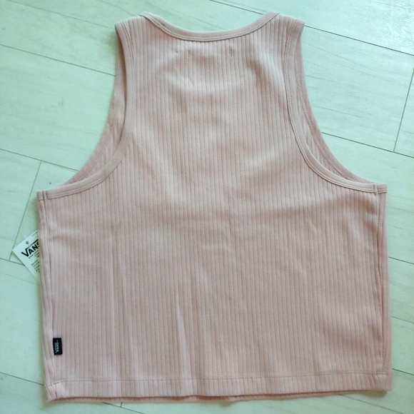 VANS NEW Rise N Shine Ribbed Racer Tank Top - Picture 6 of 11